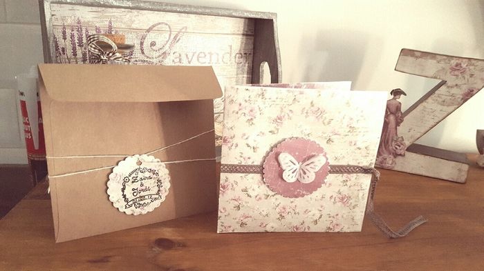 Invitaciones hechas a mano 