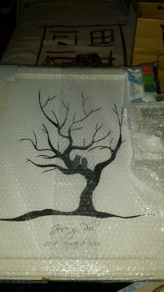 Mi arbol de huellas...que ilusion!!!! - 1