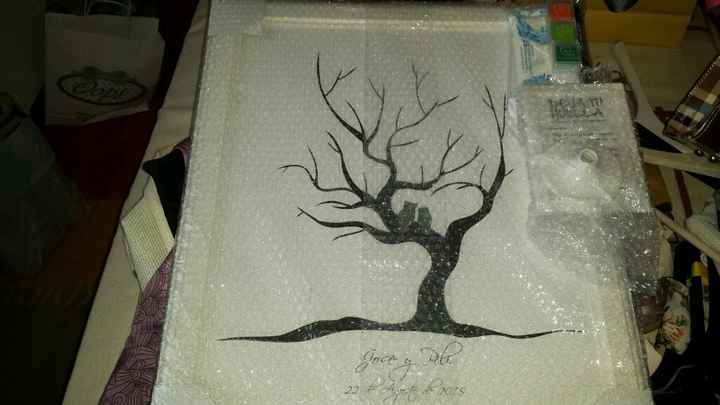 Mi arbol de huellas...que ilusion!!!! - 2