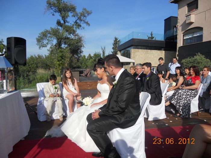 Durante la ceremonia