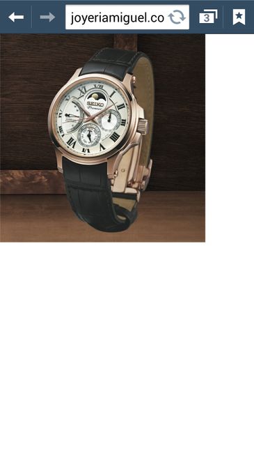 Qué reloj habéis regalado a vuestro futuro marido??? - 1