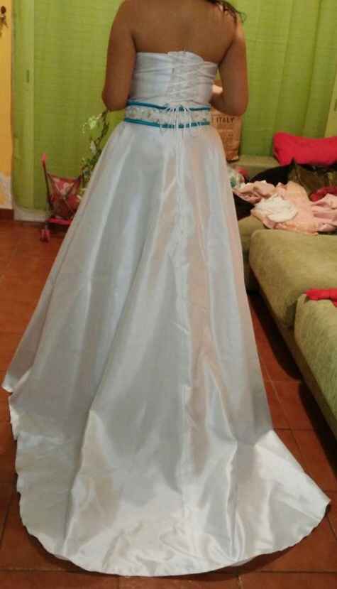 Mi vestido, zapatos y ramo!! - 3