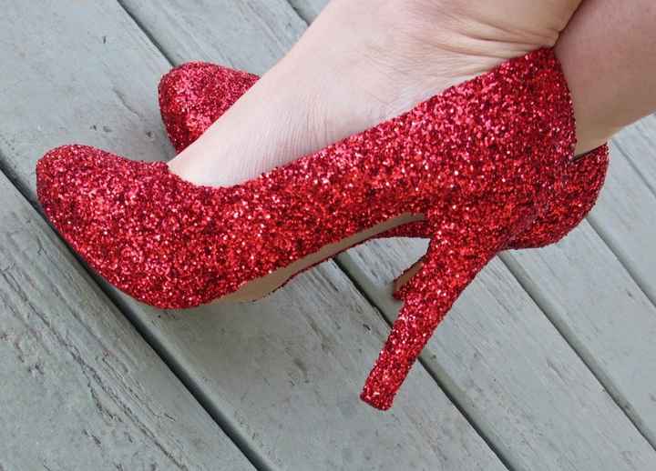 Zapatos novia glitter