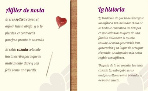 Alfiler novia
