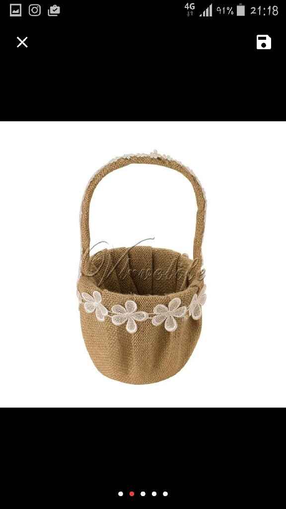 Cesta flor y cojin - 2