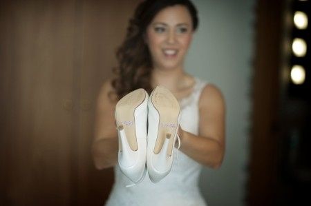 Mensaje en  los zapatos