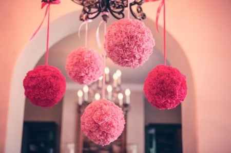 Bolas de clavel colgantes