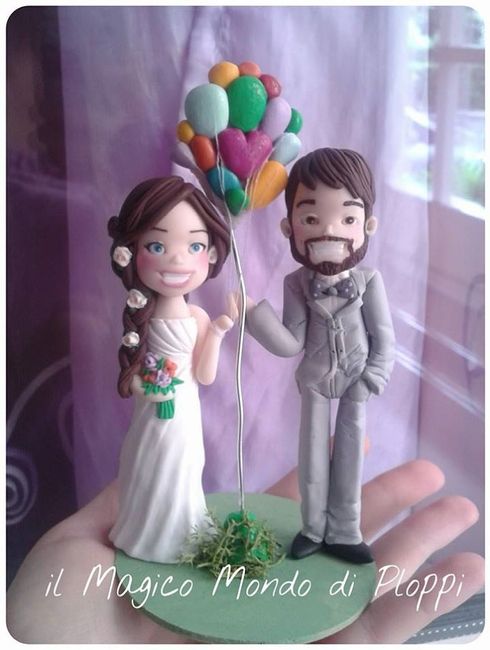 Figuras topper novios