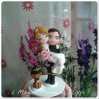 Figuras topper novios