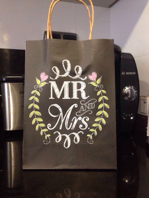 Bolsas para que los invitados guarden los regalos - 1
