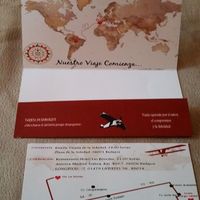 Invitacion estilo billete de avión,