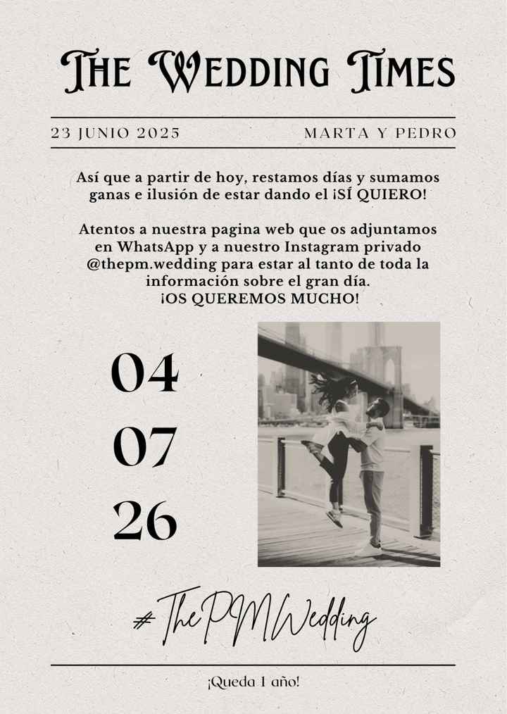 Periódicos save the date - 4
