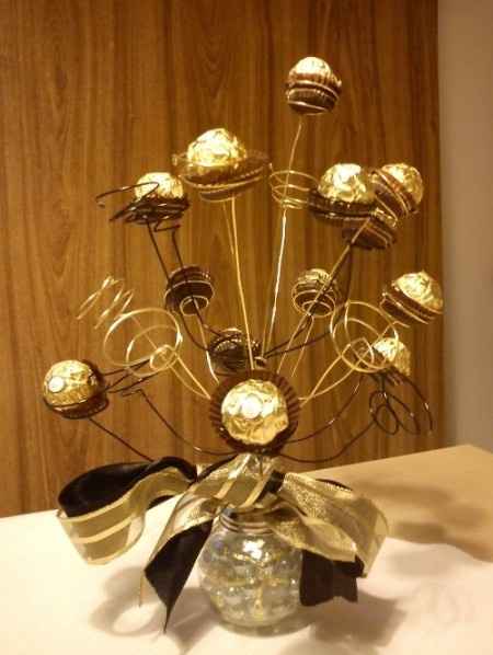 centro mesa ferrero roche