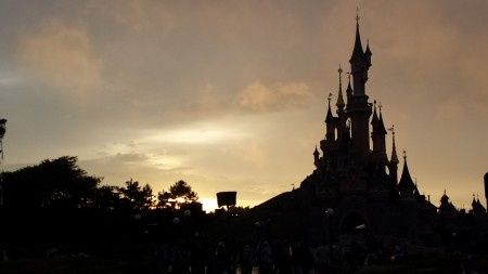 Preciosa foto castillo Disney