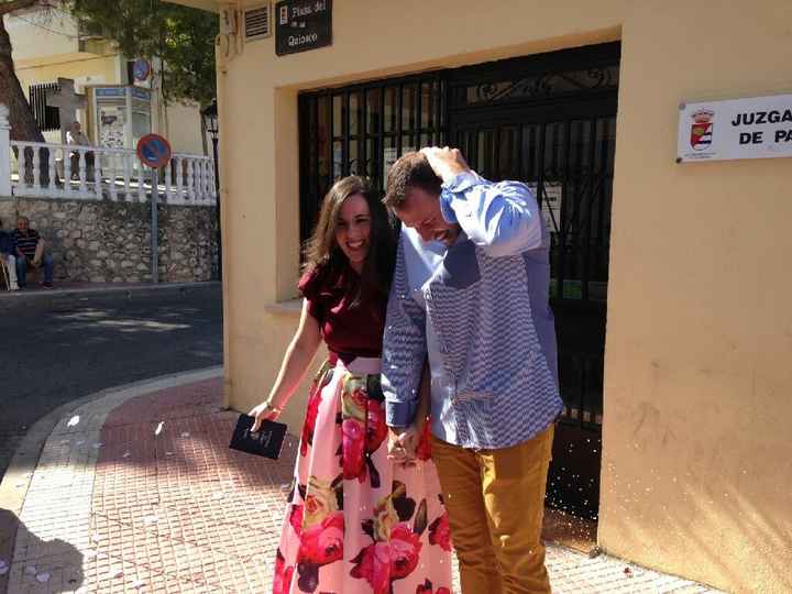 Ya casados!!!hoy en el juez de paz!!! - 1