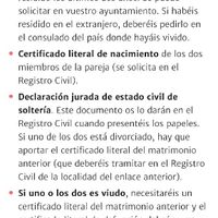 Papeles para el matrimonio civil Asturias - 1