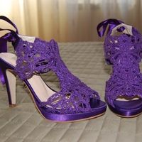 zapatos violetas