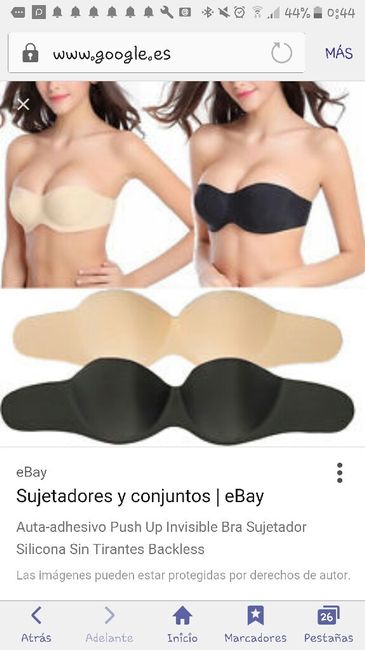 Q sujetador para espalda completamente escotada? - 1