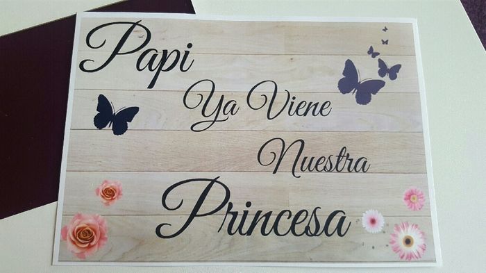 Cartel ya viene nuestra princesa - 1