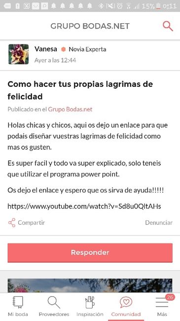 Lagrimas de felicidad - 1