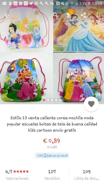 Detalles niños. mochilas - 1