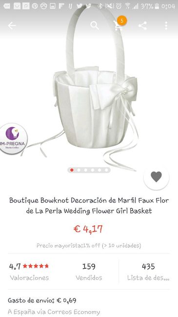 Cesta para petalos - 1