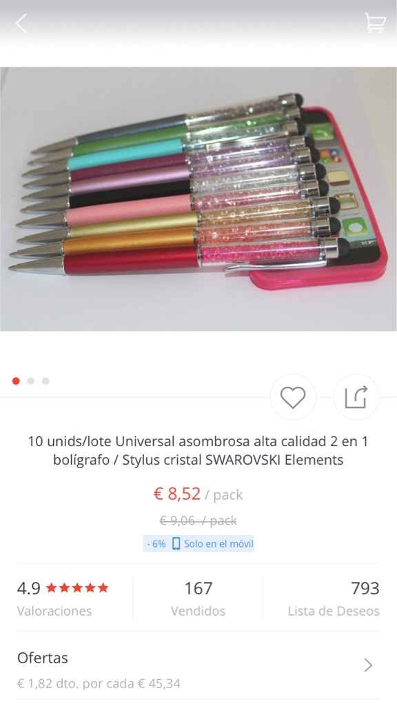 Bolígrafos swarosvki aliexpress - 1