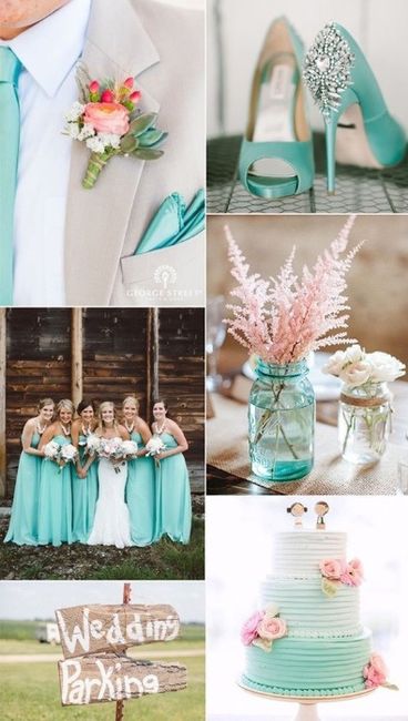 Ideas de boda en color turquesa 3