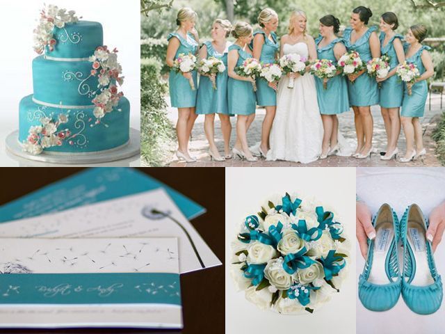 Ideas de boda en color turquesa 30
