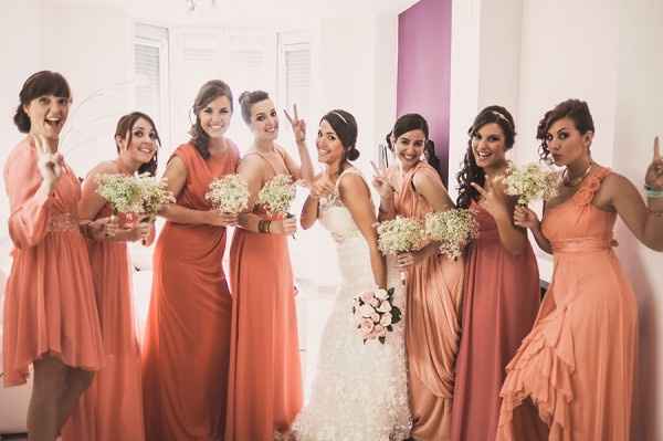 Colores vestidos de las damas de honor - una boda - Bodas.net