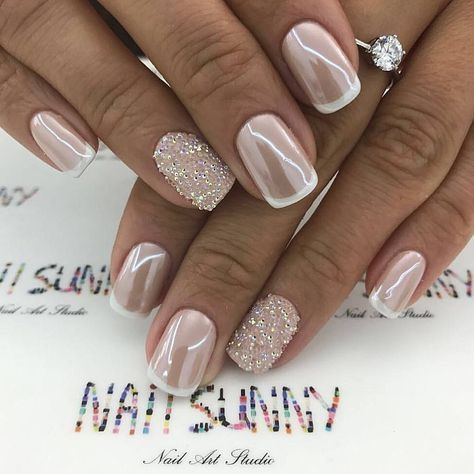 Novias con manicura nude 2