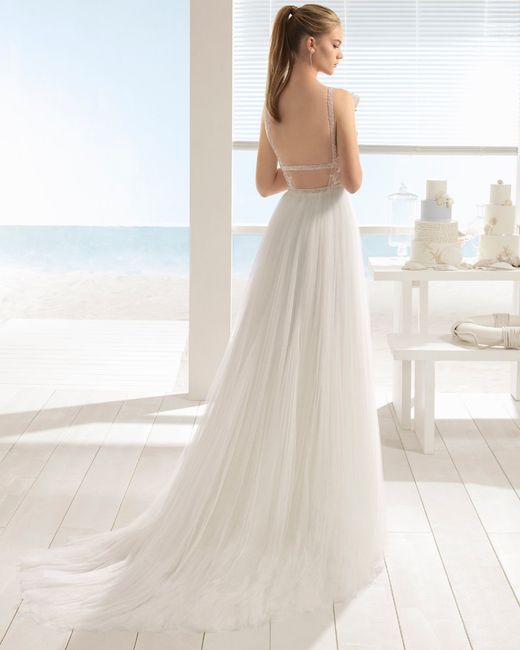 Vestidos Aire Barcelona Beach Wedding 2018 32