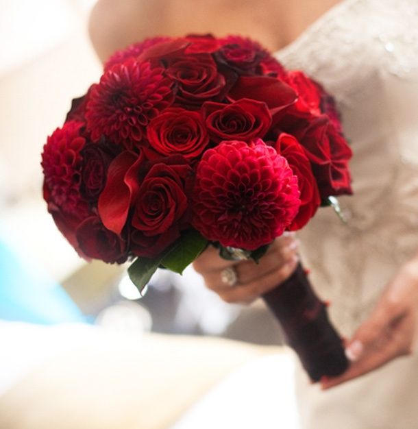 Ramos de novia burdeos 12