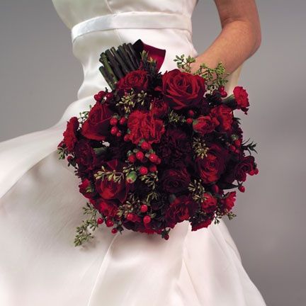 Ramos de novia burdeos 14