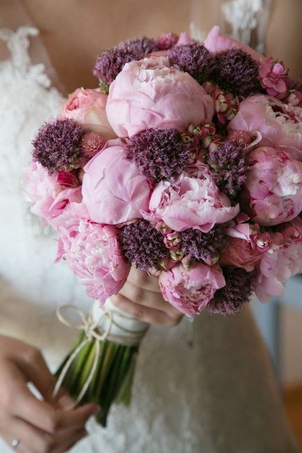 Ramos de novia en tonos rosas 5
