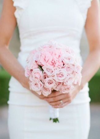 Ramos de novia en tonos rosas 40