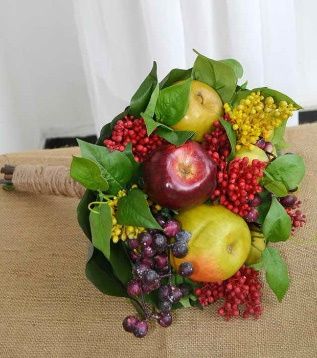 Ramos de novia... ¡con frutas y verduras! 9