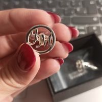 Gemelos de plata personalizados - 1