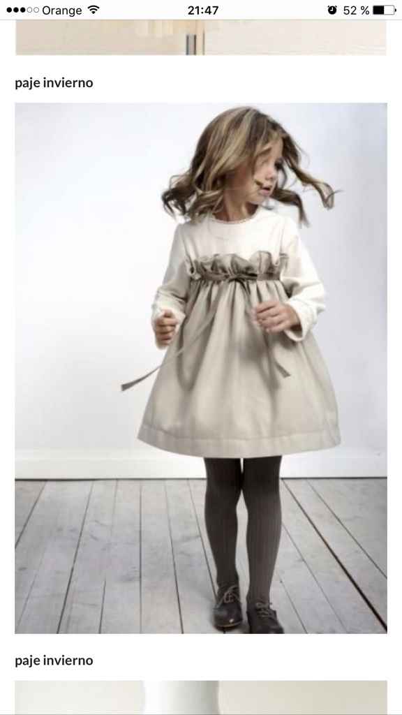 Trajes para pajes de invierno. sólo encuentro de primavera!! - 2