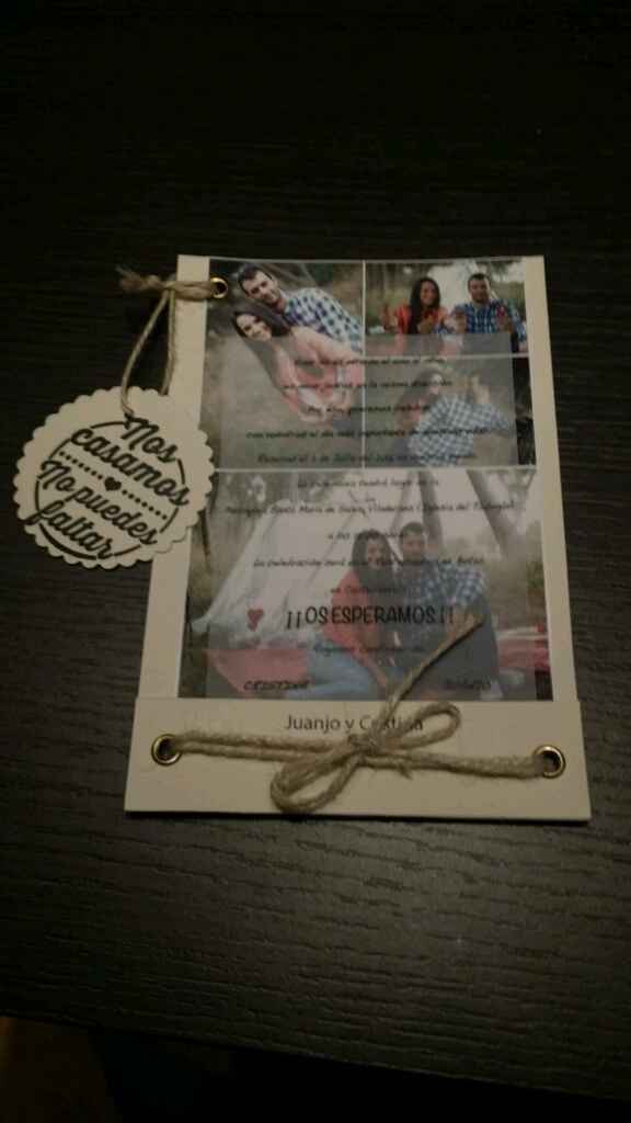 Mis invitaciones! ! 100% artesanas - 1