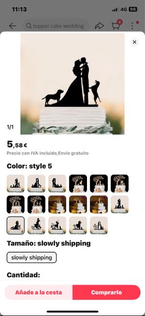 Cake topper de metacrilato, ¿te gusta? 3