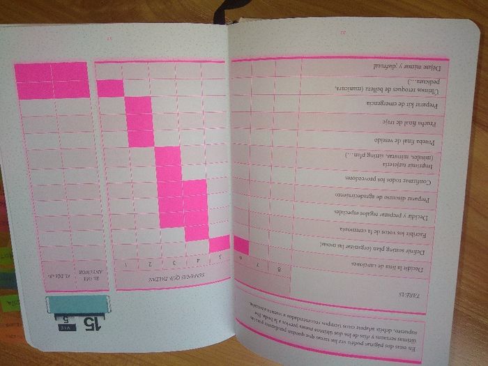 Agenda organizadora - 1