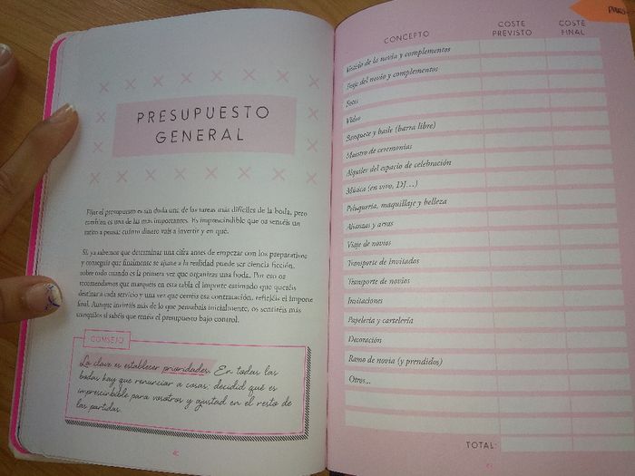 Agenda organizadora - 2