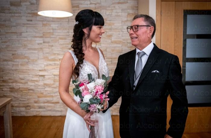 Prueba de vestido y cambio de peinado! 2