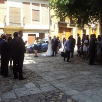 Llegada a la iglesia