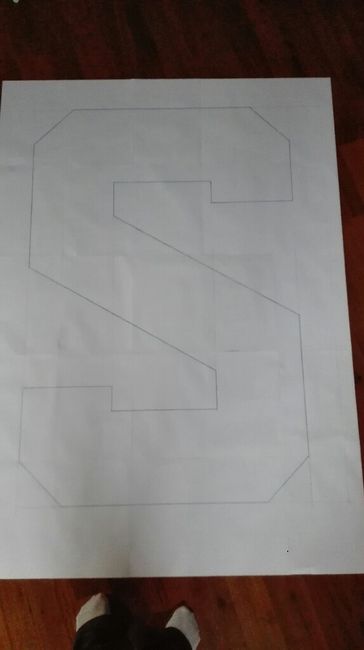 Como hacer boceto para letras de madera - 1