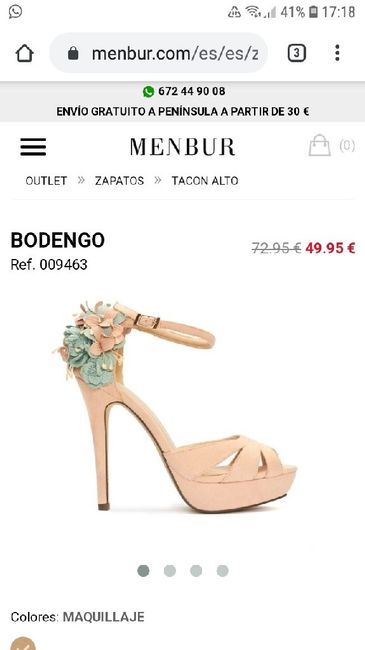 Color zapatos boda - 1
