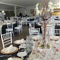 Decoración mesas banquete