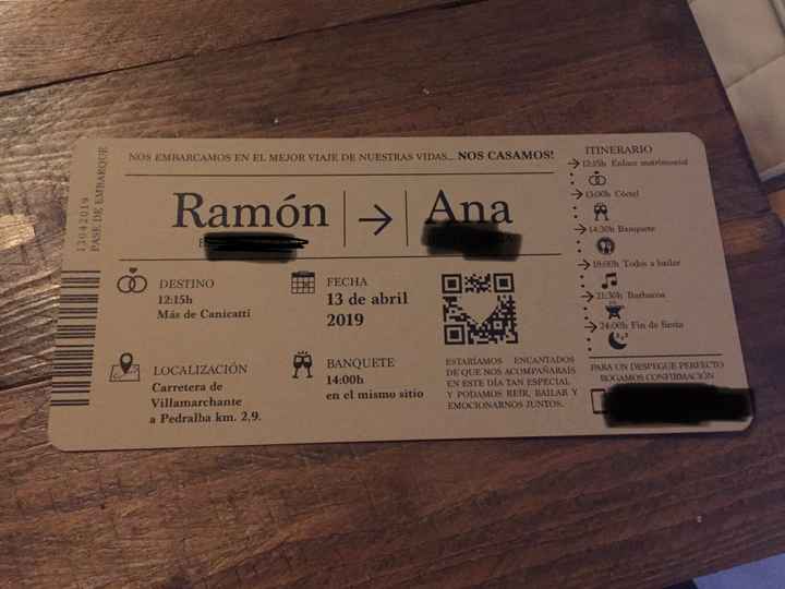 Me gustaría invitaciones viajeras para mi boda! - 2