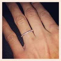 Nuestros anillos de compromiso... - 1